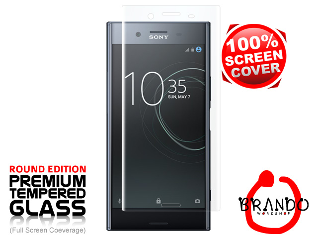 Brando Workshop Full Screen Coverage Glass Protector (Sony Xperia XZ Premium) - Transparent