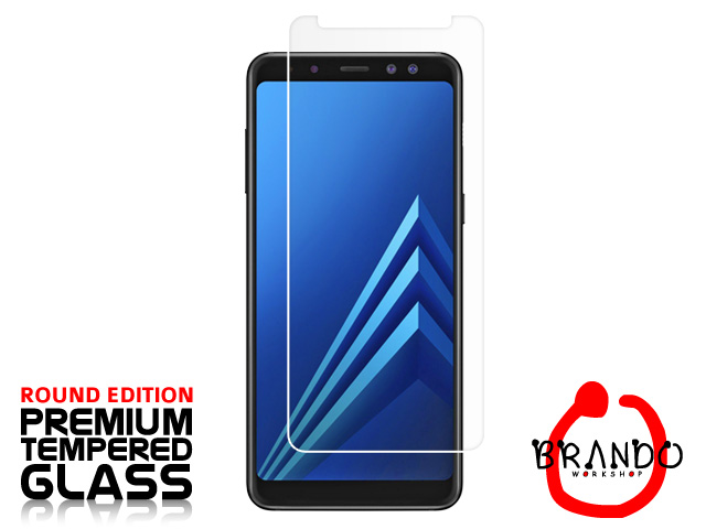 Brando Workshop Premium Tempered Glass Protector (Rounded Edition) (Samsung Galaxy A8+ (2018))