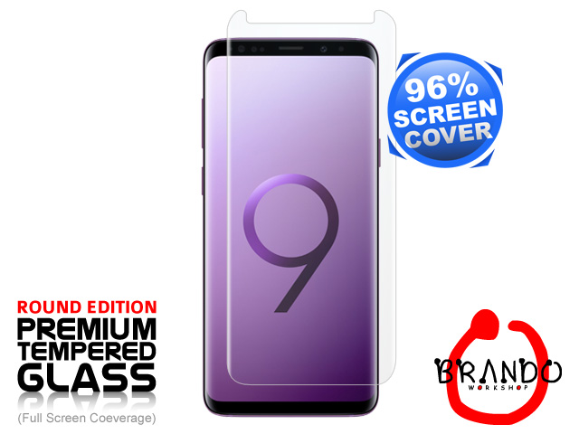 Brando Workshop 96% Half Coverage Curved Glass Protector (Samsung Galaxy S9) - Transparent