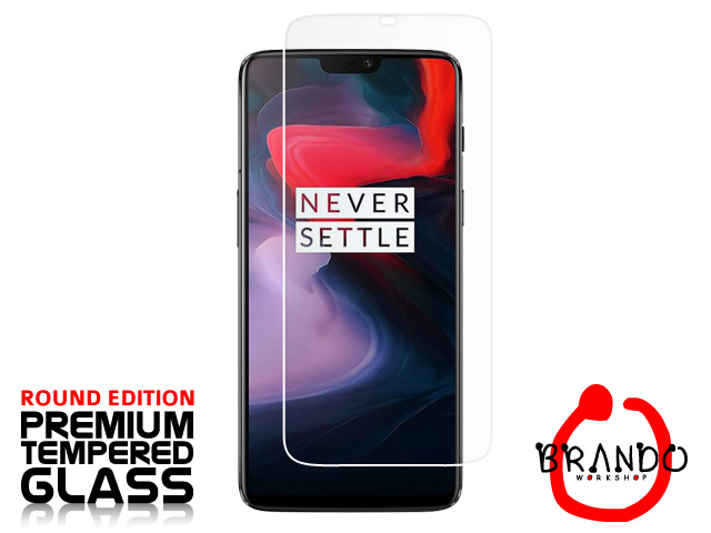 Brando Workshop Premium Tempered Glass Protector (Rounded Edition) (OnePlus 6)