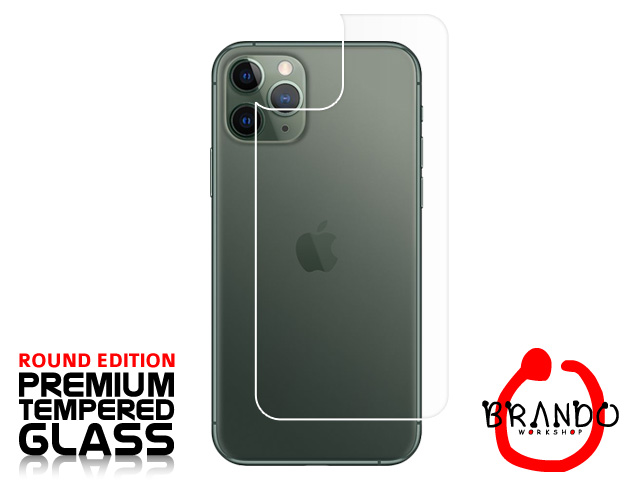 Brando Workshop Premium Tempered Glass Protector (Rounded Edition) (iPhone 11 Pro (5.8) - Back Cover)