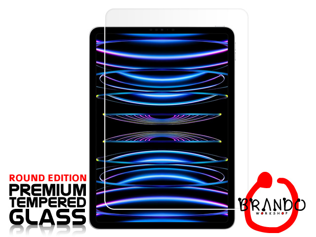 Brando Workshop Premium Tempered Glass Protector (Rounded Edition) (iPad Pro 12.9 (2022))