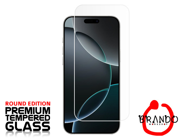 Brando Workshop Premium Tempered Glass Protector (Rounded Edition) (iPhone 16 Pro (6.1))