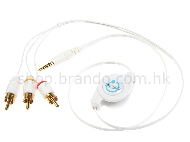 Brando WorkShop iPod Retractable AV Cable