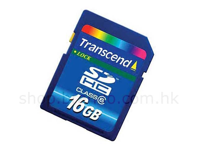 Transcend SDHC 2.0 (Class 6) 16GB