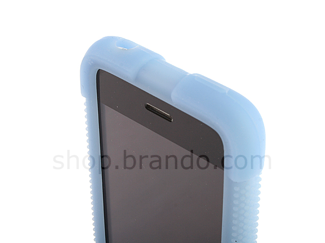 iPhone 2G/3G/3G S Silicone Case with Earphone Storage