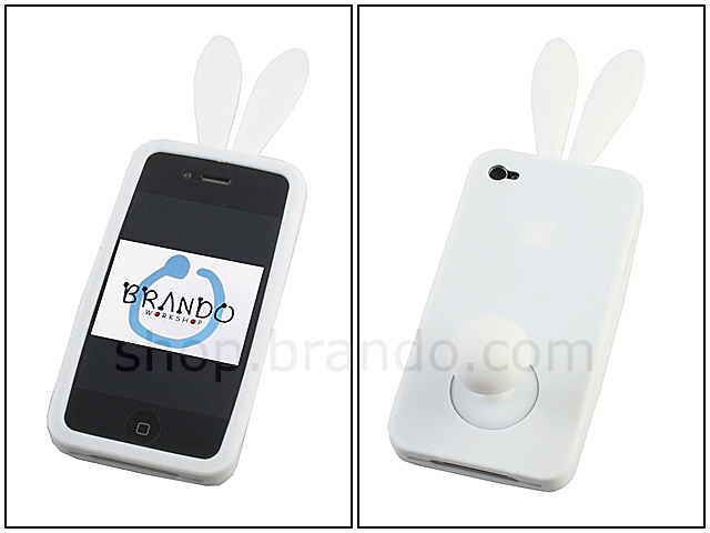 iPhone 4 Rabbit Silicone Case with Stand