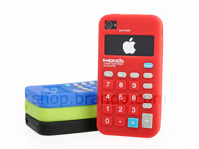 iPhone 4 Calculator Silicone Back Case