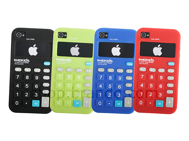 iPhone 4 Calculator Silicone Back Case