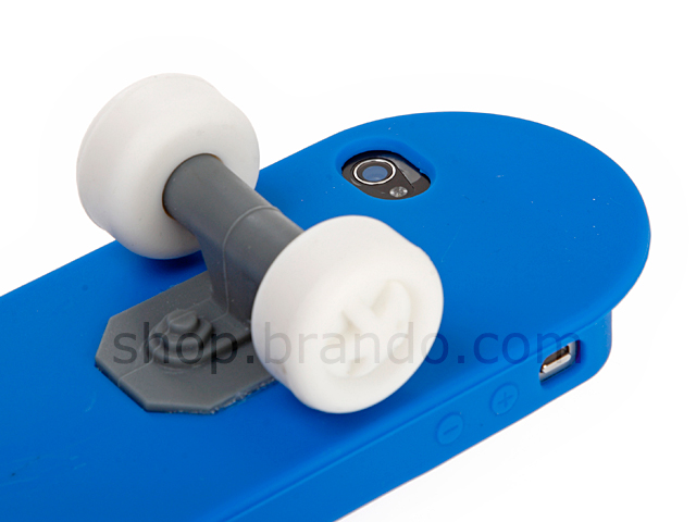 iPhone 4/4S Broken Skateboard Protective Silicone Case