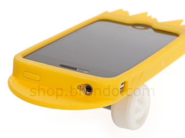 iPhone 4/4S Broken Skateboard Protective Silicone Case