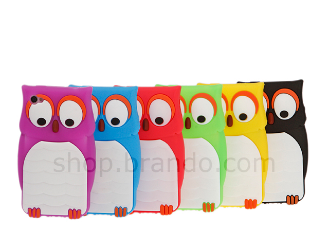 iPhone 4/4S OWL Protective Silicone Case