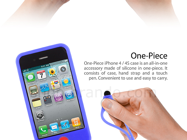 iPhone 4S One-Piece Silicone Case