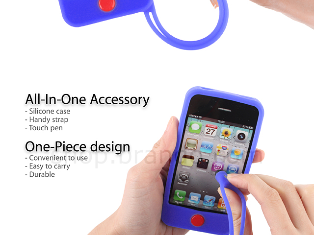 iPhone 4S One-Piece Silicone Case