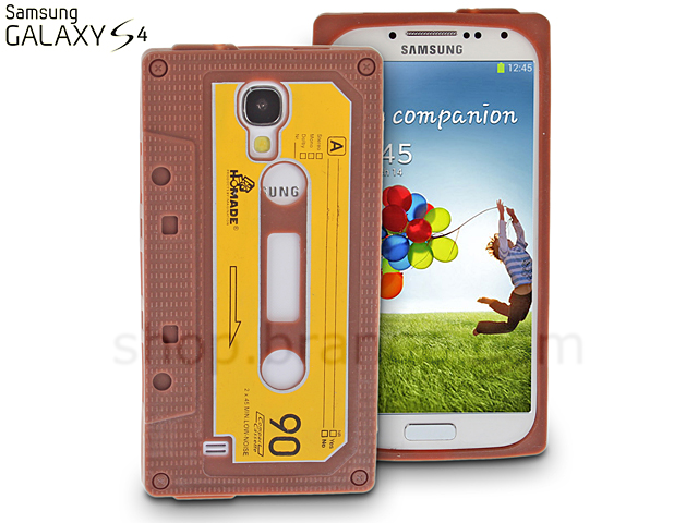 Samsung Galaxy S4 Cassette Tape Silicone Case
