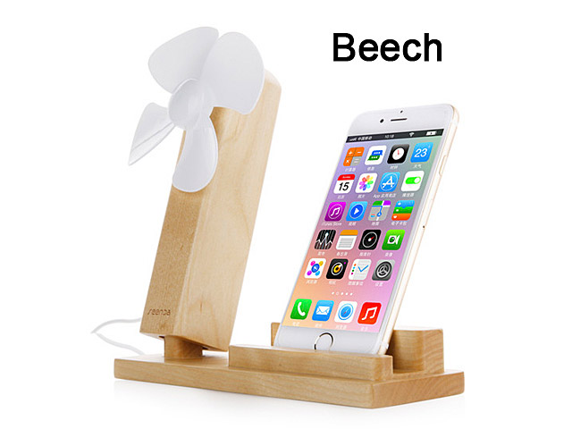Seenda Woody Smartphone Stand with USB Fan