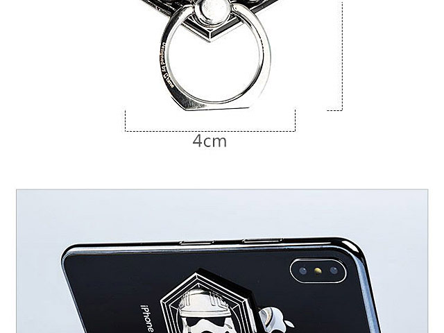 Star Wars 3D Stormtrooper Finger Ring Mount Stand Holder
