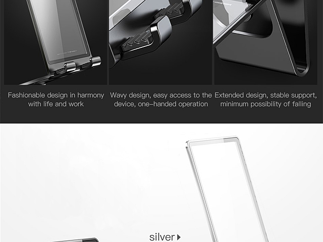 Smart Aluminum Smartphone Holder Stand