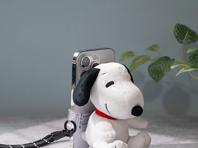 infoThink SNOOPY series plush clip and cellphone lanyard