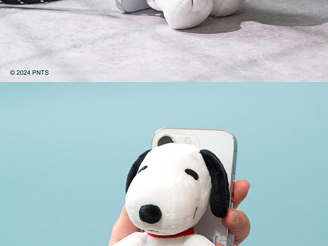 infoThink SNOOPY series plush clip and cellphone lanyard