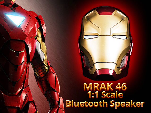 MARVEL Iron Man Mark 46 1:1 Scale Bluetooth Speaker