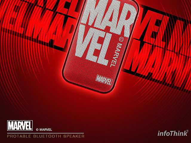 infoThink MARVEL Logo Series Portable Bluetooth Speaker