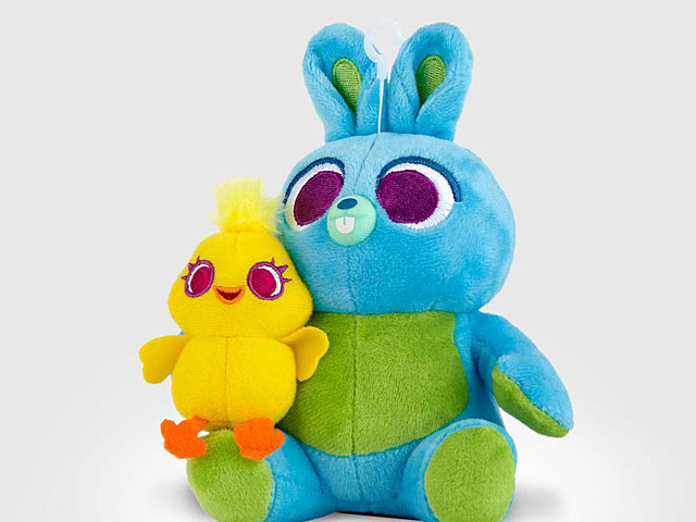 infoThink Toy Story 4 Series Plush Doll Bluetooth Speaker - Ducky & Bunny