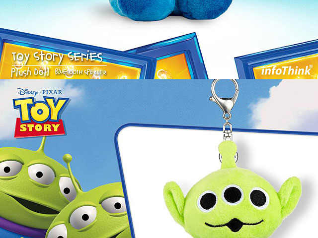 infoThink Toy Story 4 Series Plush Doll Bluetooth Speaker - Alien
