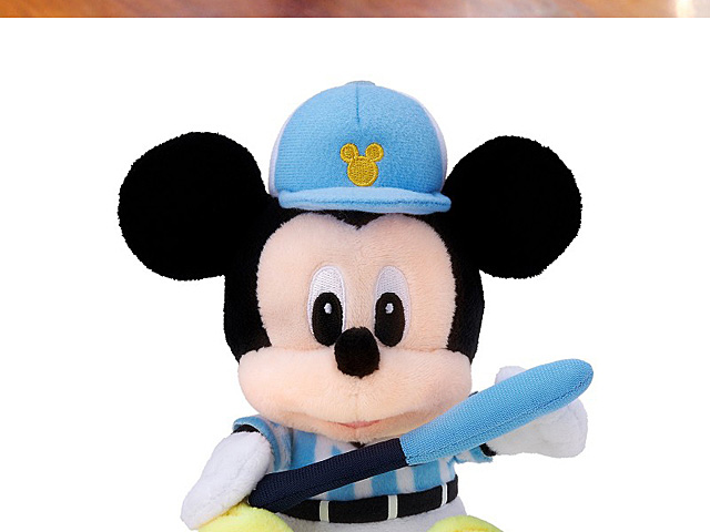 infoThink Mickey Mouse Series Plush Doll Bluetooth Speaker - Baseball Mickey
