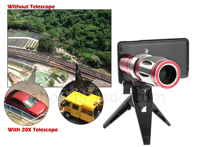 Samsung Galaxy Note 3 Super Spy Ultra High Power Zoom 20X Telescope with Tripod Stand