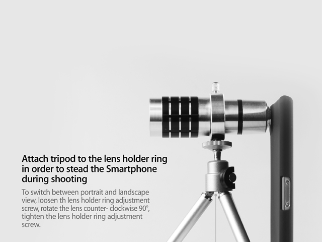 Professional Sony Xperia Z2 12x Zoom Telescope with Tripod Stand