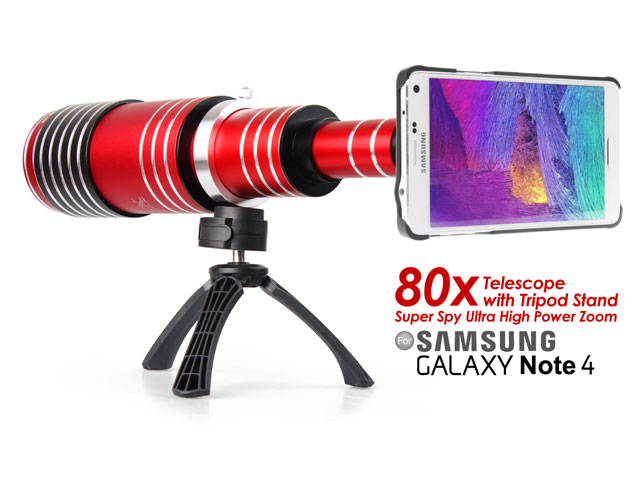 Samsung Galaxy Note 4 Super Spy Ultra High Power Zoom 80X Telescope with Tripod Stand