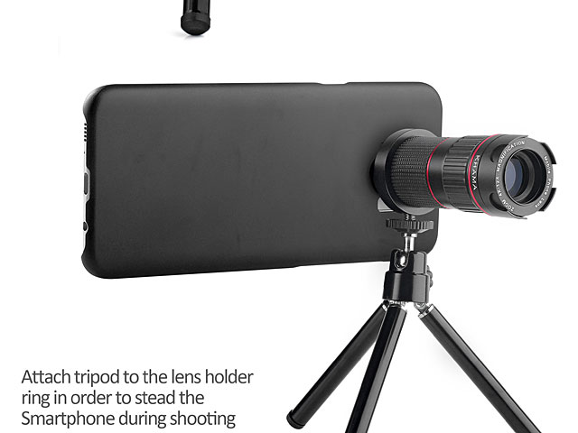 Professional Samsung Galaxy S7 4-12x Zoom Telescope with Tripod Stand