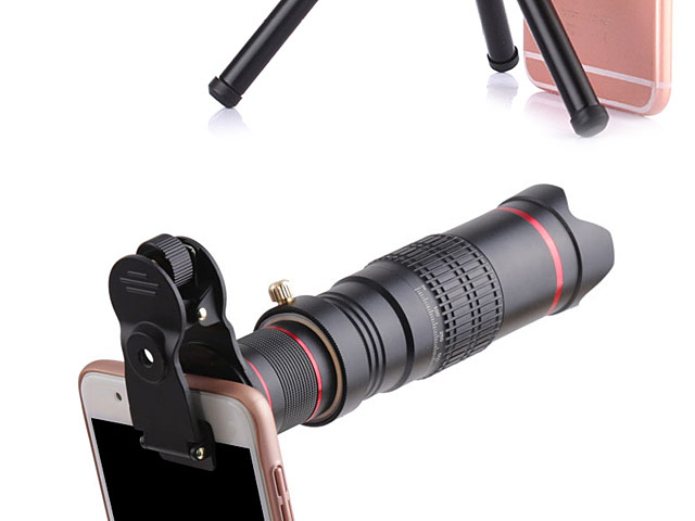 Portable Clip-On Universal Professional 22x Zoom Telescope with Tripod Stand