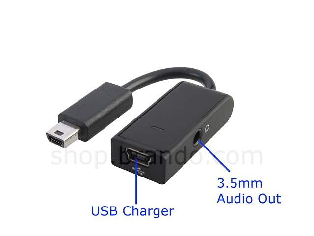 HTC Mini-USB 2-in-1 USB Adapter