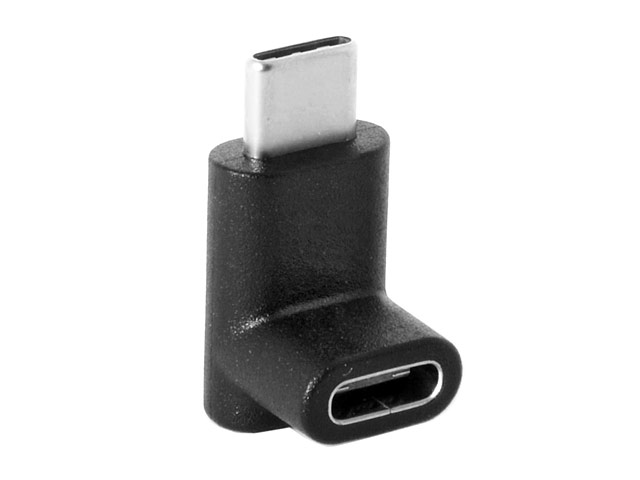 Type-C Male to Type-C Female Extension Adapter (Vertical 90°)