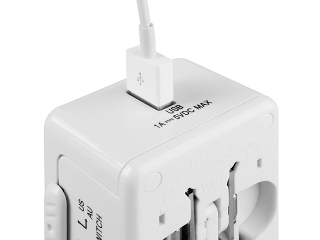 Universal Travel Adapter with USB AC Charger (GZWP99)