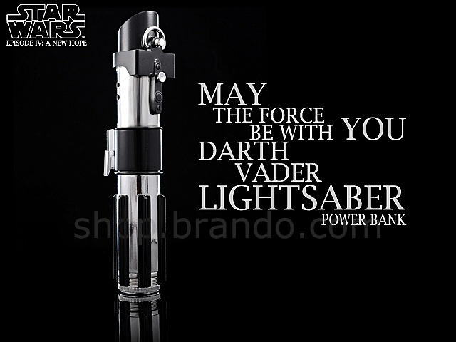 STAR WARS Darth Vader Lightsaber Portable Battery Charger