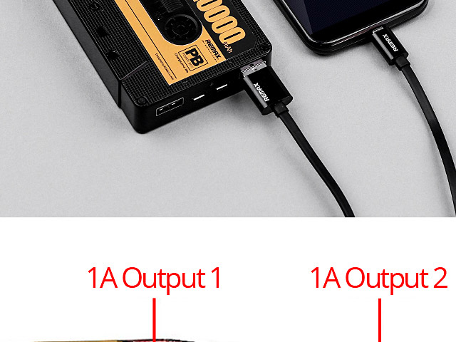 REMAX Tape Dual USB Power Box - 10000mAh
