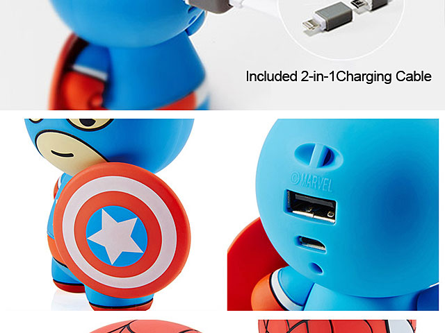 Marvel 3D Cute Power Bank