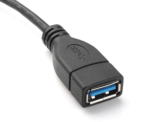USB 3.1 Type-C Male to USB 3.0 A Female OTG Short Cable
