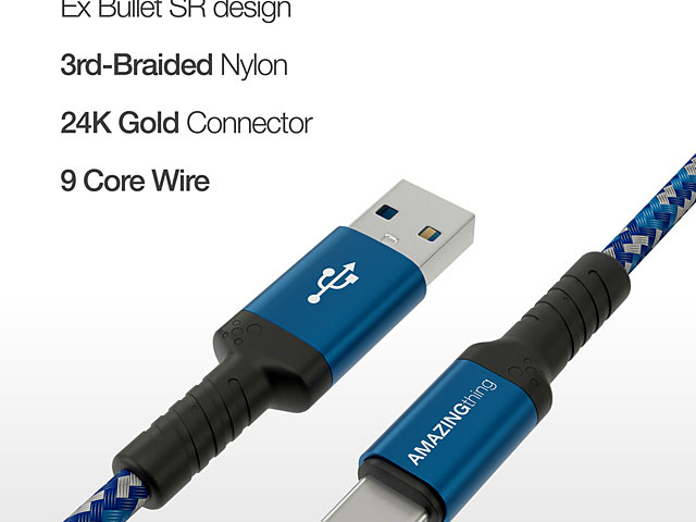 AMAZINGthing Supreme Link Braided Type-C Cable