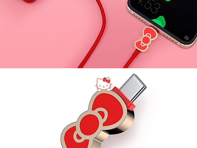 Hello Kitty Bow Type-C USB Cable