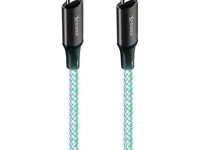 Xpower GWCC 100W Luminous Aluminum Alloy Type-C to Type-C Sync & Charging Cable