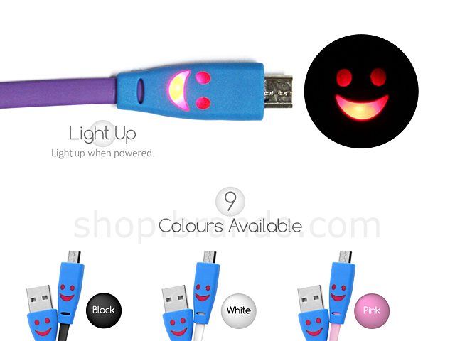 Micro USB Colorful Flat Cable
