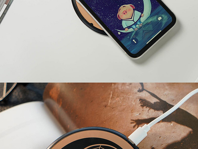 Marvel Black Gold Series Wireless Charger