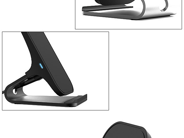 Aluminum QI Wireless Charger Stand