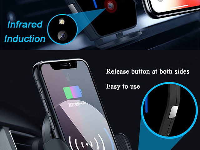 Automatic Induction Car Wireless Charger Holder