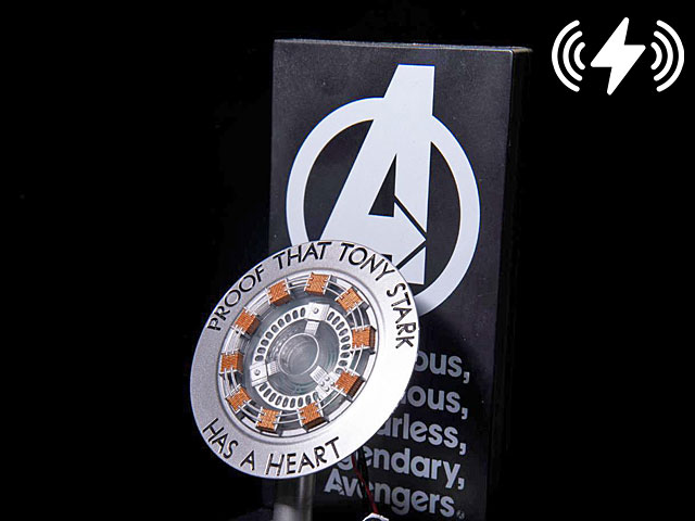 Marvel Iron Man ARC Reactor Wireless Charger Stand