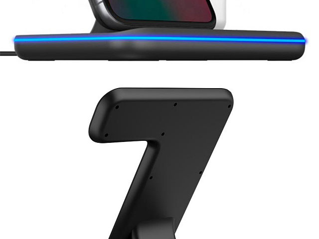 JDS 3-In-1 Fast Wireless Charger Stand
